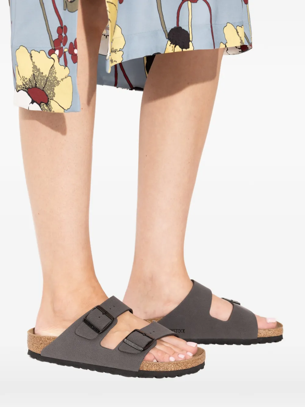 Birkenstock Sandalen met gespbandje Grijs
