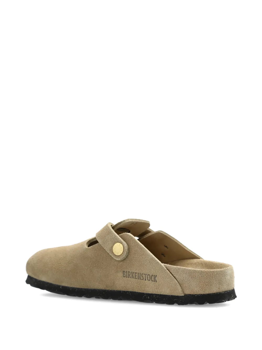 Birkenstock Boston BS suède muiltjes Beige