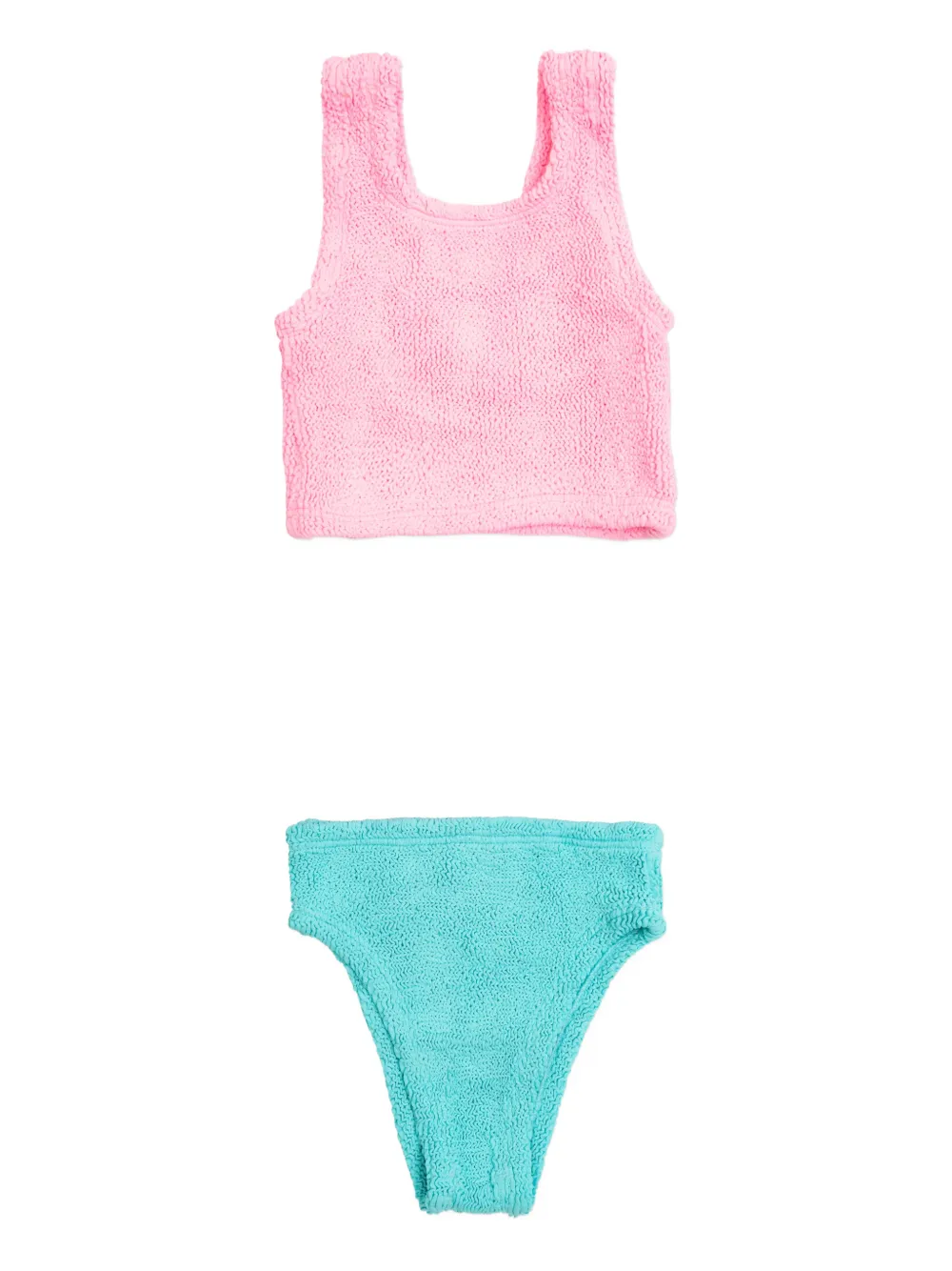 Hunza G Kids Duo crinkle bikini - Rosa