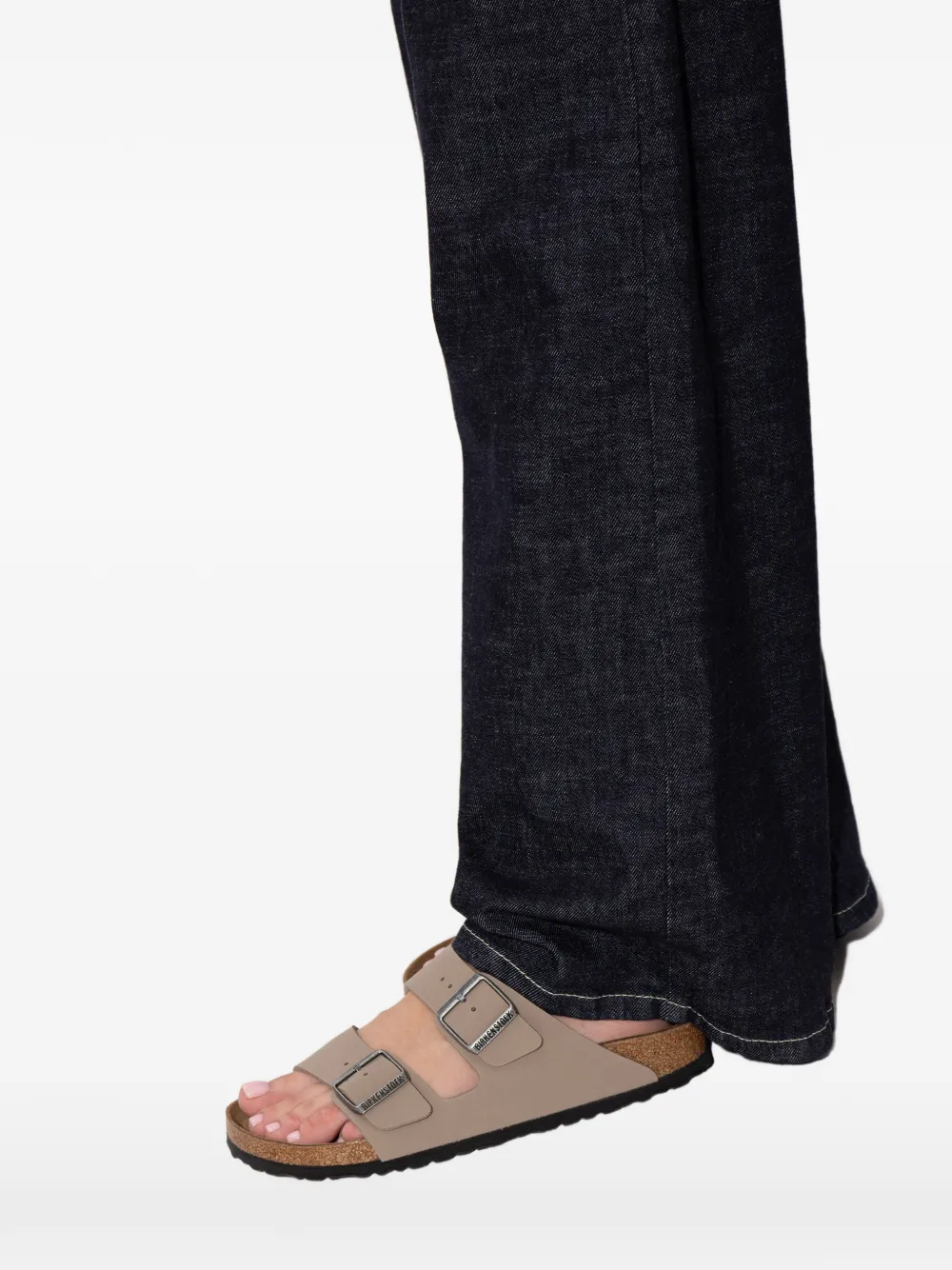 Birkenstock Sandalen met gespbandje Beige