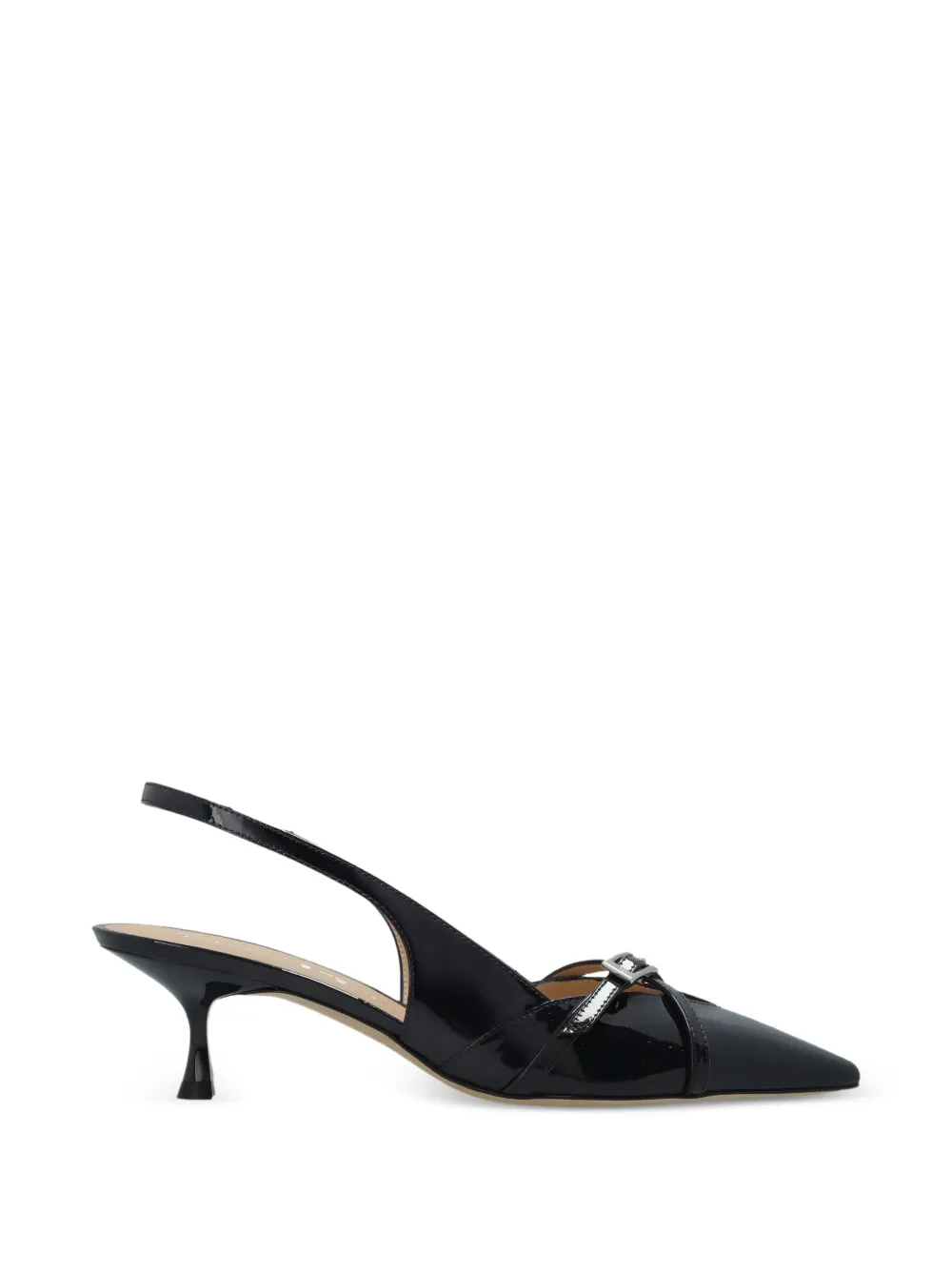 Stuart Weitzman Georgie slingback pumps met hak Blauw
