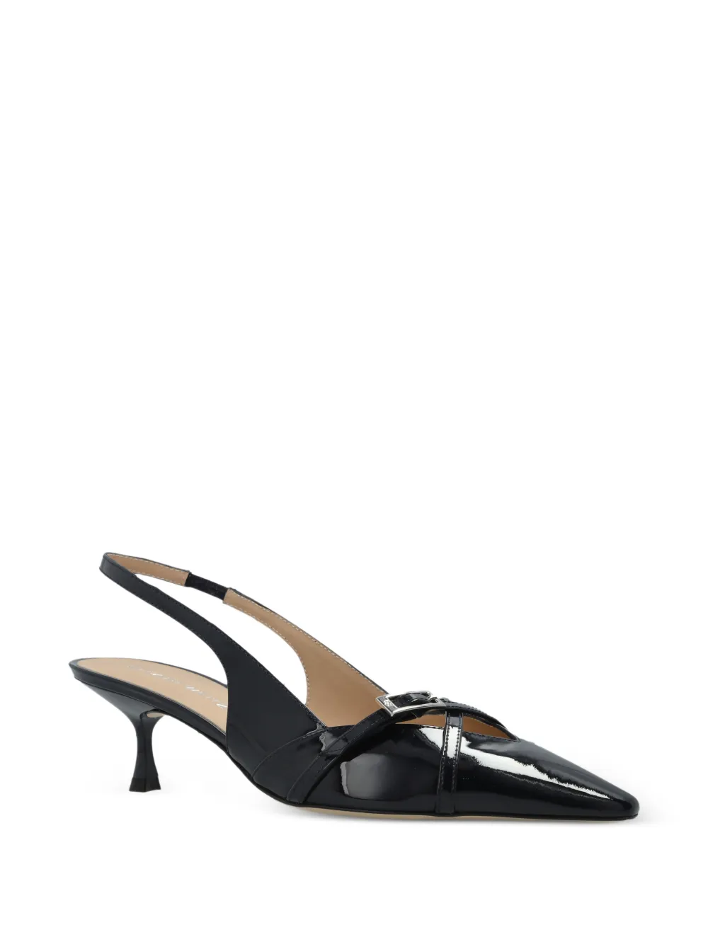 Stuart Weitzman Georgie slingback pumps met hak Blauw