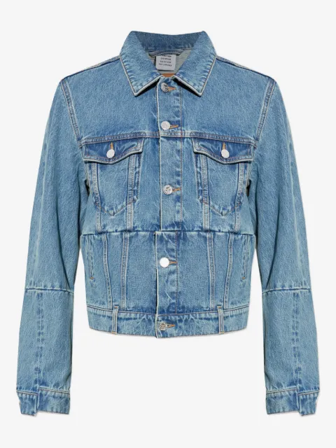 VETEMENTS button-up blue jacket