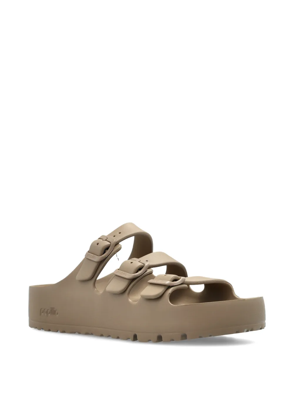 Birkenstock Florida sandalen met gesp Beige