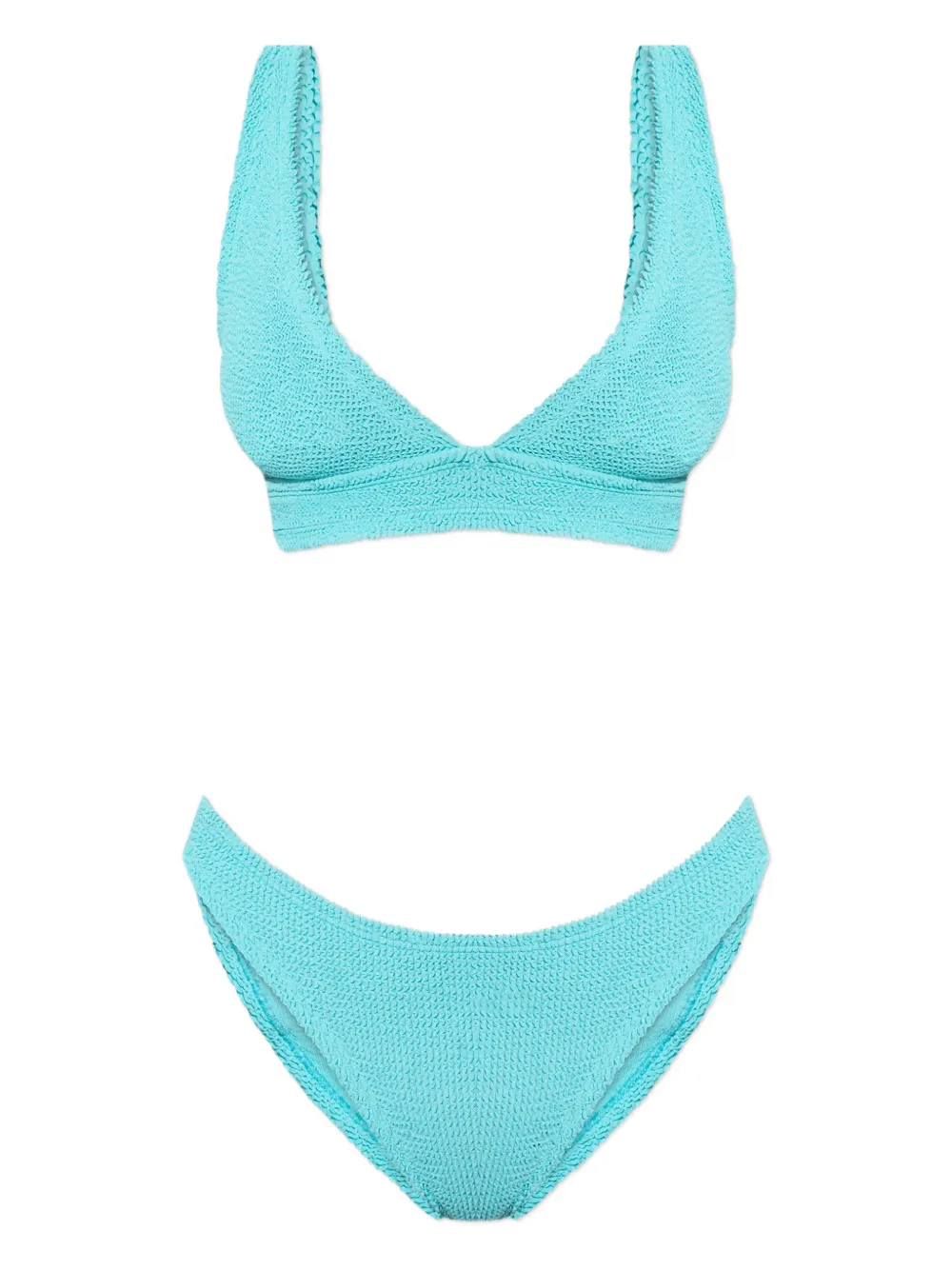 Hunza G Carla crinkle bikini - Blau