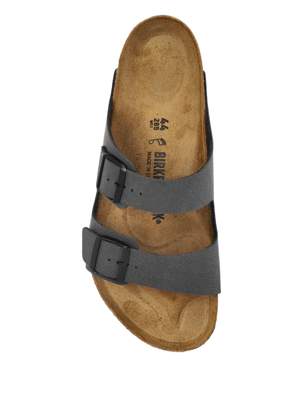 Birkenstock Arizona sandalen met gesp Grijs