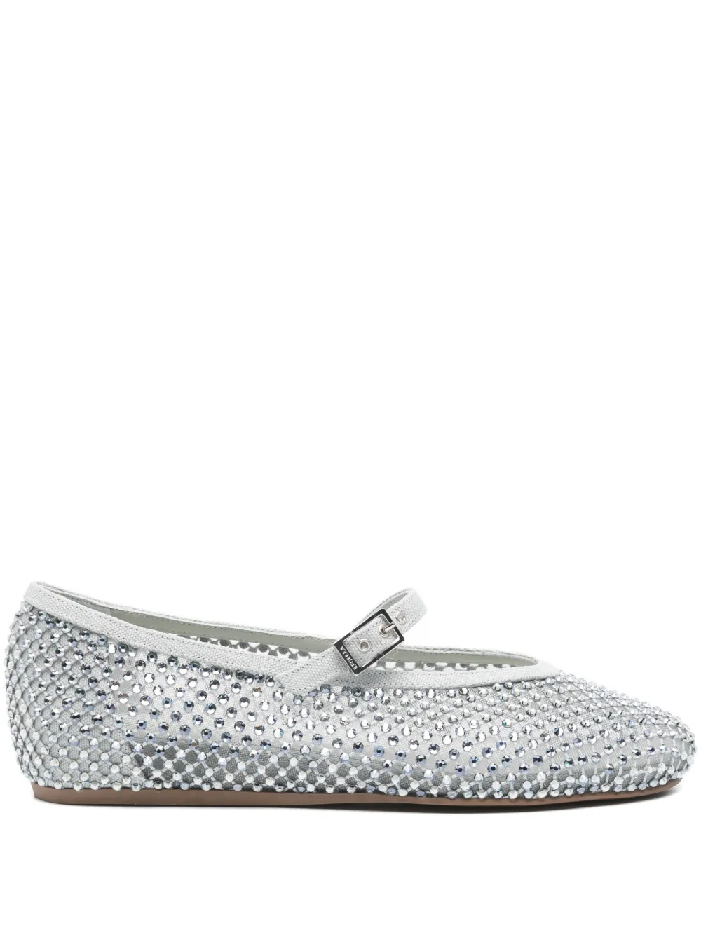 Le Silla Gilda metal-buckle ballet flats - Argento