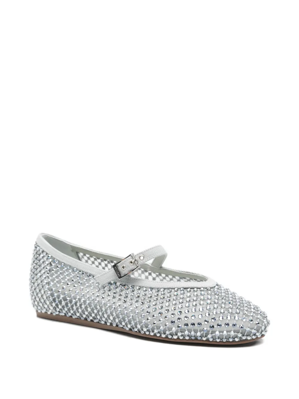 Le Silla Gilda metal-buckle ballet flats - Zilver