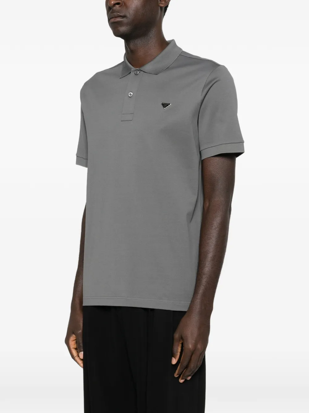 Prada Piqué poloshirt Grijs