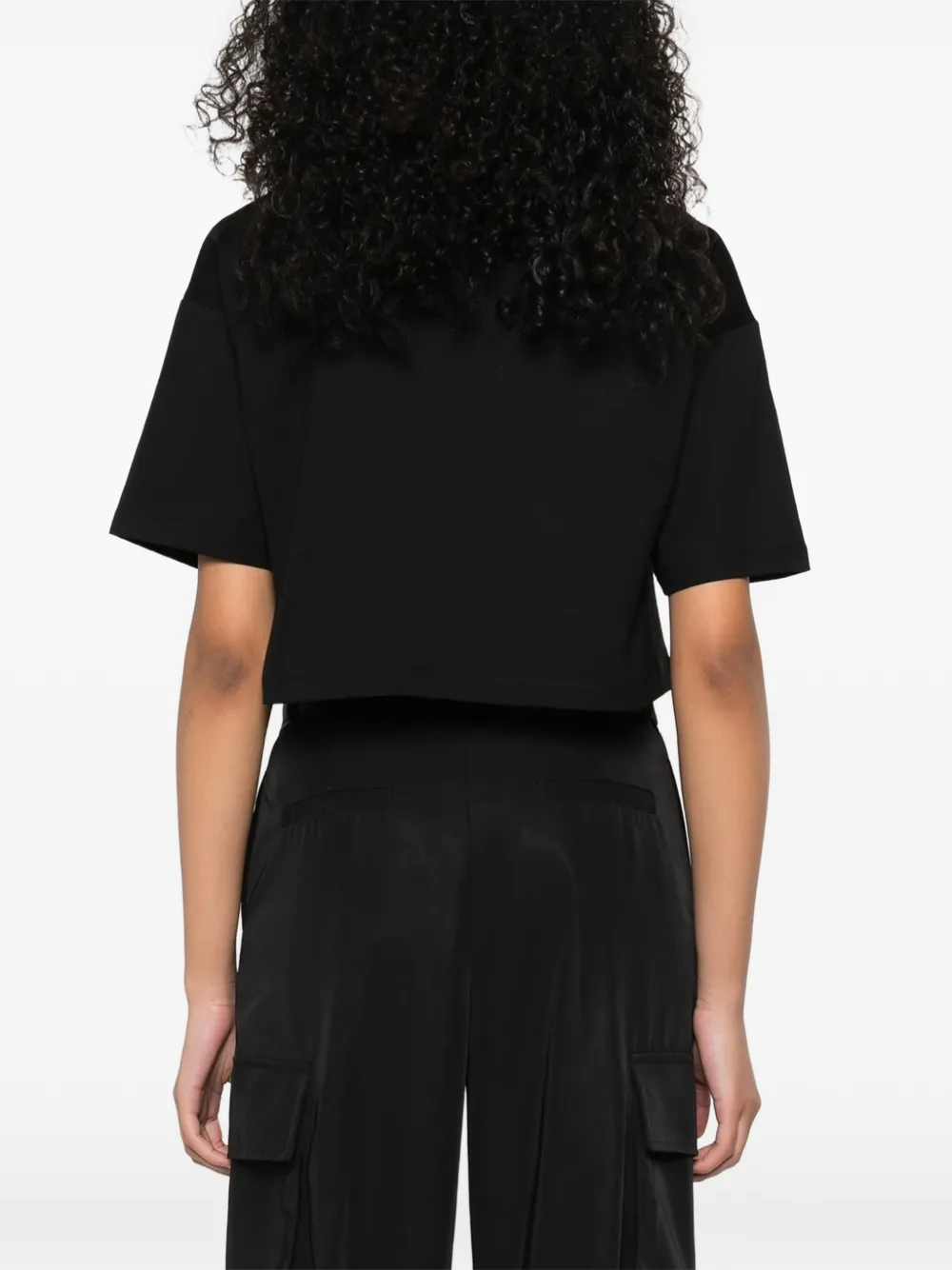 Balmain T-shirt met grafische print Zwart