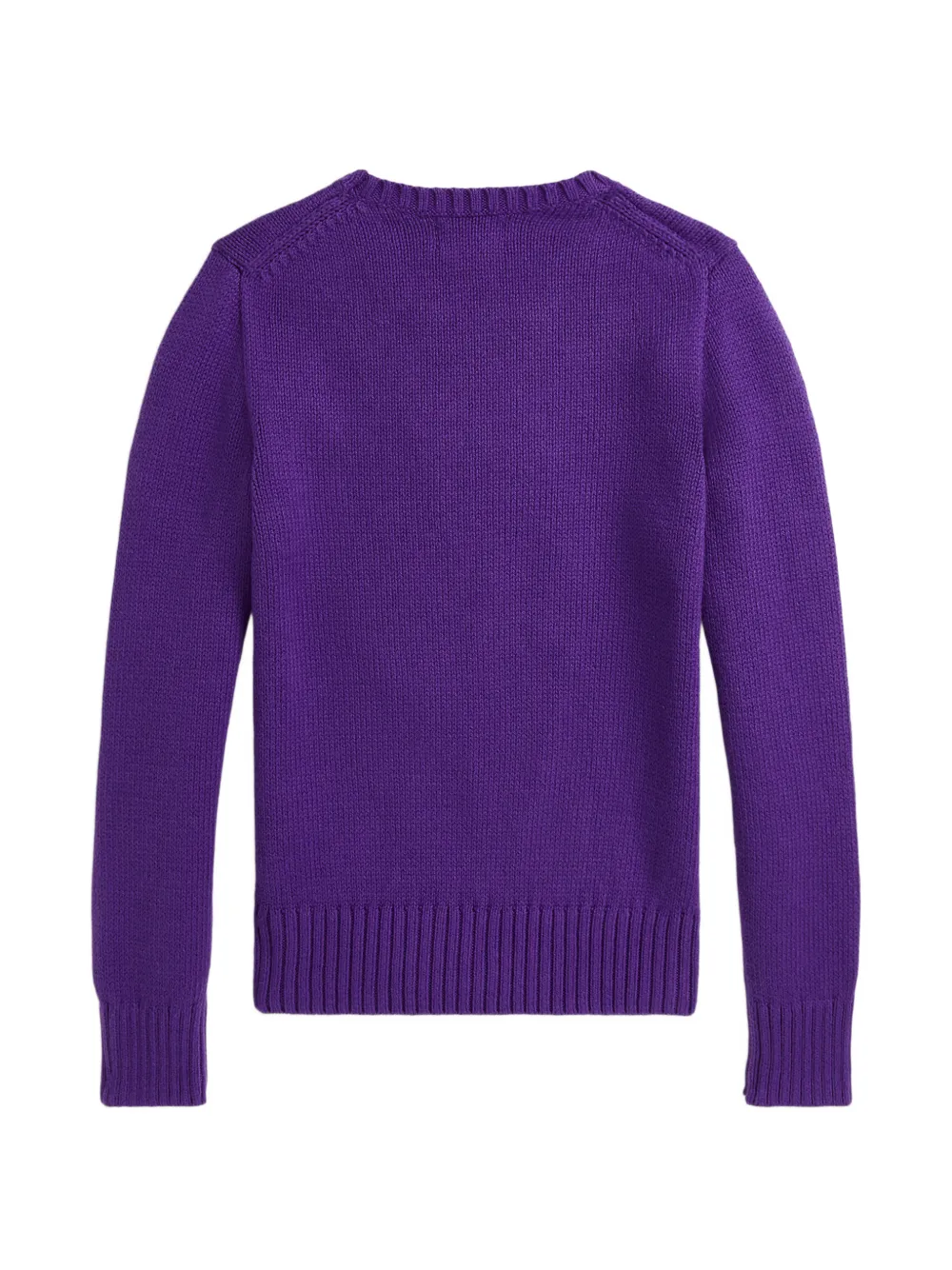 POLO RALPH LAUREN KIDS Polo Bear trui met pofmouwen Paars