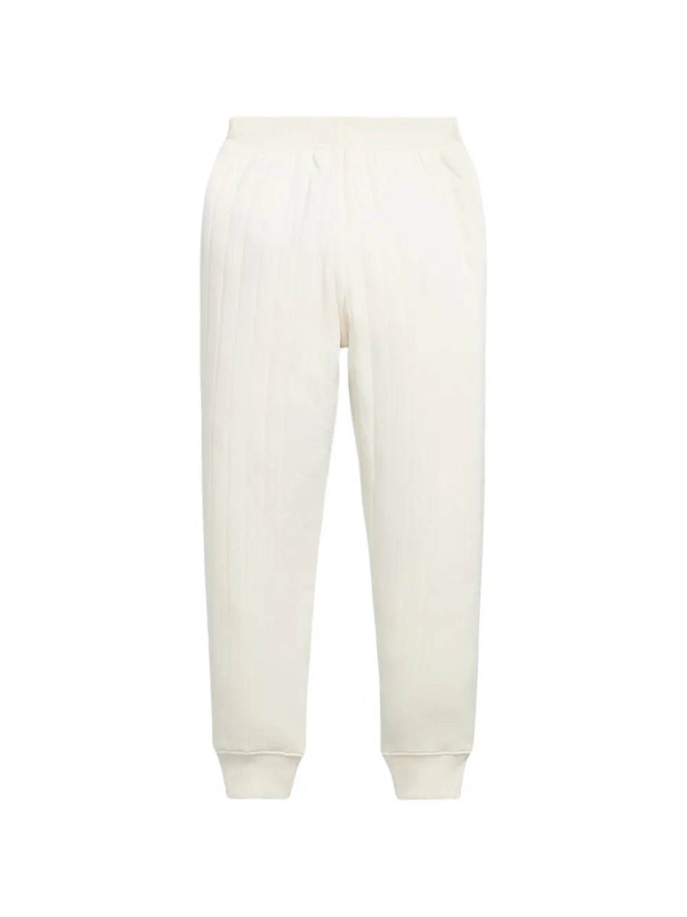 POLO RALPH LAUREN KIDS Gewatteerde trainingsbroek met geborduurd logo Beige