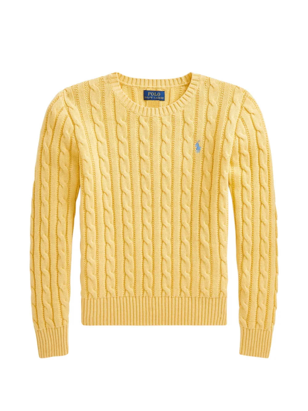 POLO RALPH LAUREN KIDS cable-knit sweater - Giallo