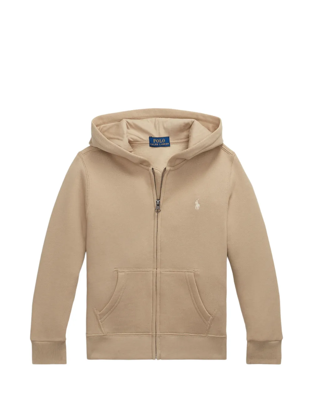 POLO RALPH LAUREN KIDS zip hooded sweatshirt - Toni neutri