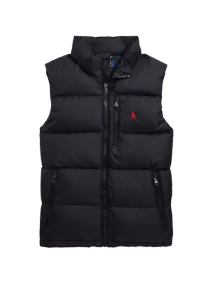 POLO RALPH LAUREN KIDS ジップアップ ダウンベスト | ブルー