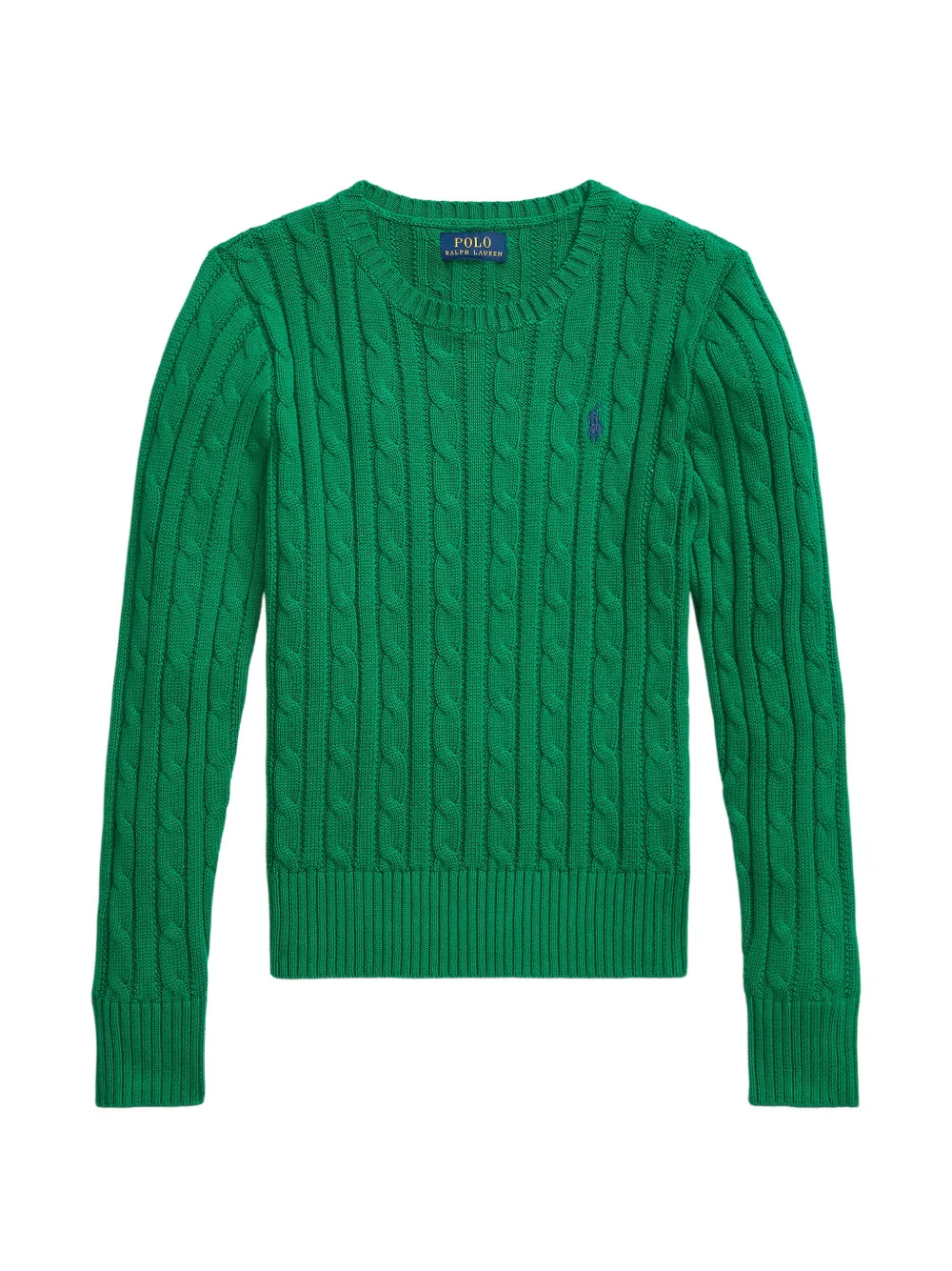POLO RALPH LAUREN KIDS cable-knit sweater - Verde