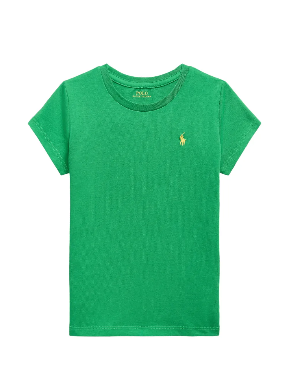 POLO RALPH LAUREN KIDS logo-embroidered T-shirt - Verde