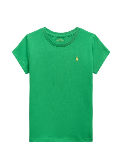 POLO RALPH LAUREN KIDS 로고 자수 티셔츠