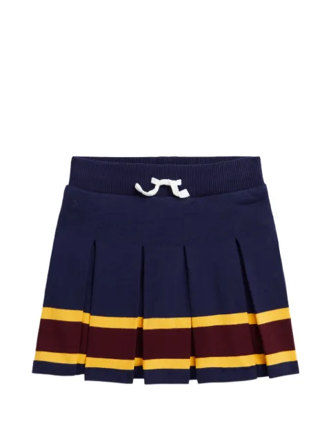 POLO RALPH LAUREN KIDS jupe plissée à rayures