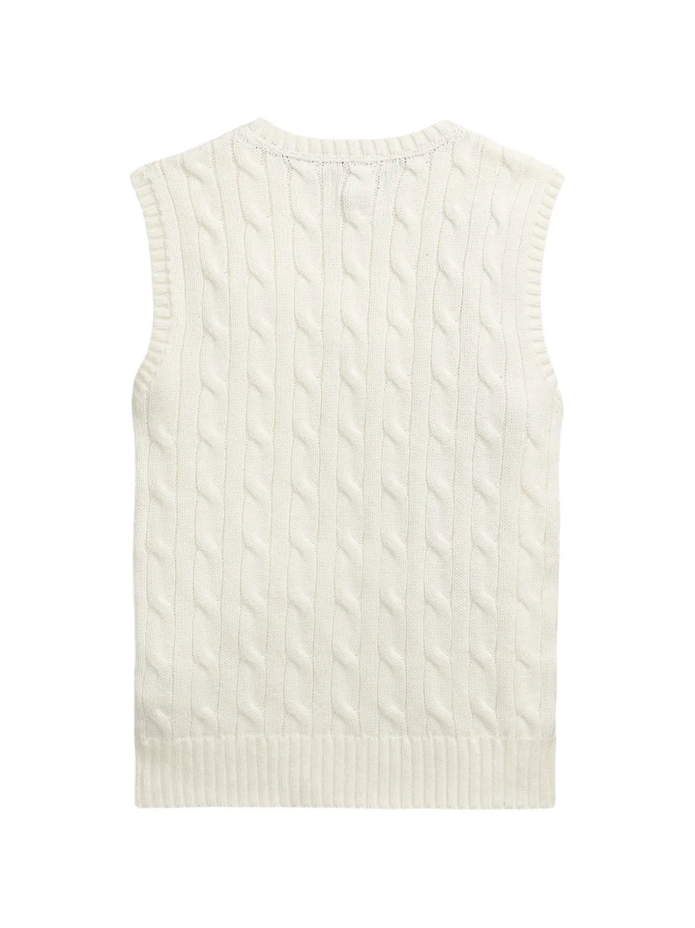POLO RALPH LAUREN KIDS Kabelgebreide top Beige