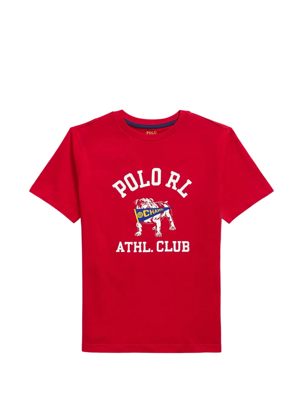 POLO RALPH LAUREN KIDS graphic-print T-shirt - Rosso