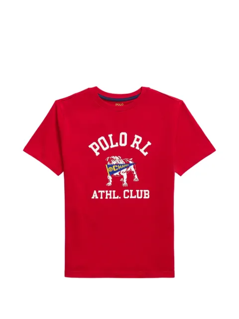 POLO RALPH LAUREN KIDS playera con estampado gráfico