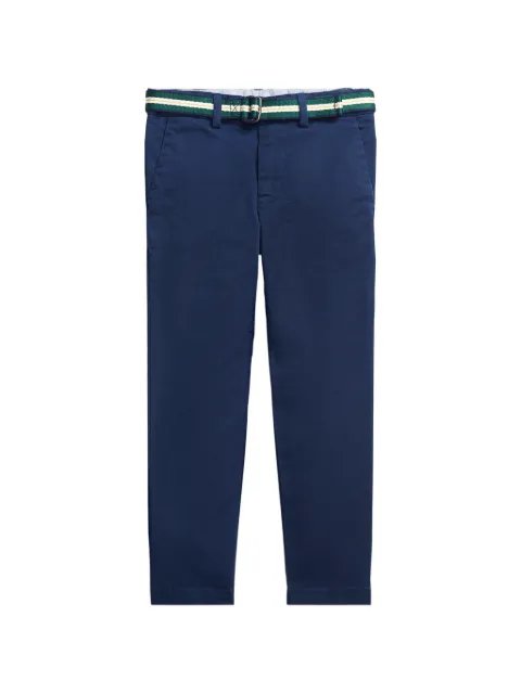 POLO RALPH LAUREN KIDS pantalones chinos con cinturón