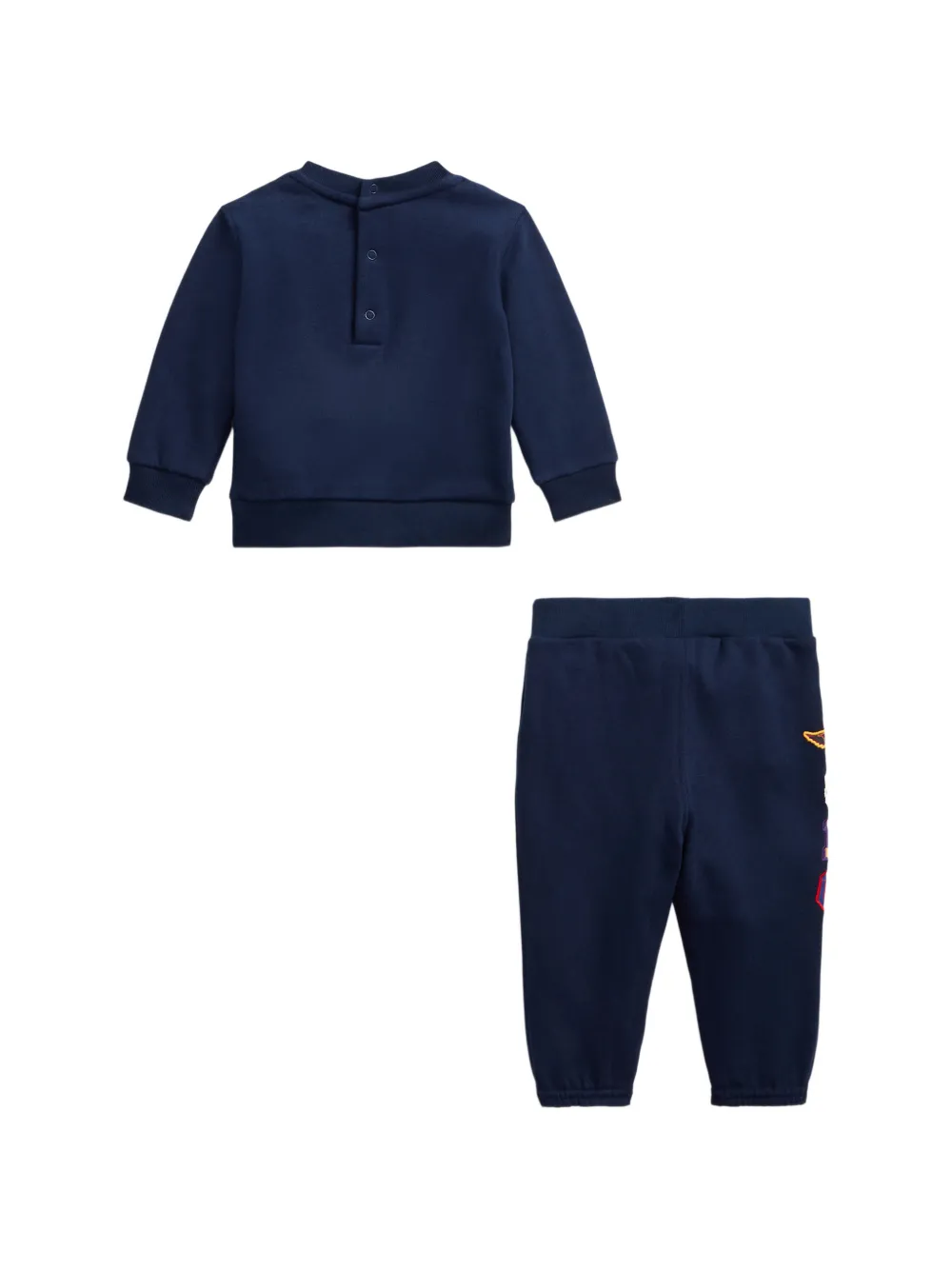 POLO RALPH LAUREN KIDS Babypakje met applicatie (set van twee) Blauw