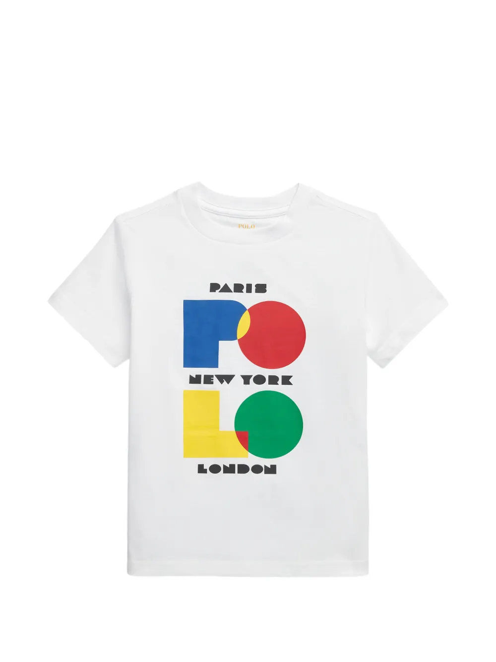 POLO RALPH LAUREN KIDS graphic-print T-shirt - Bianco