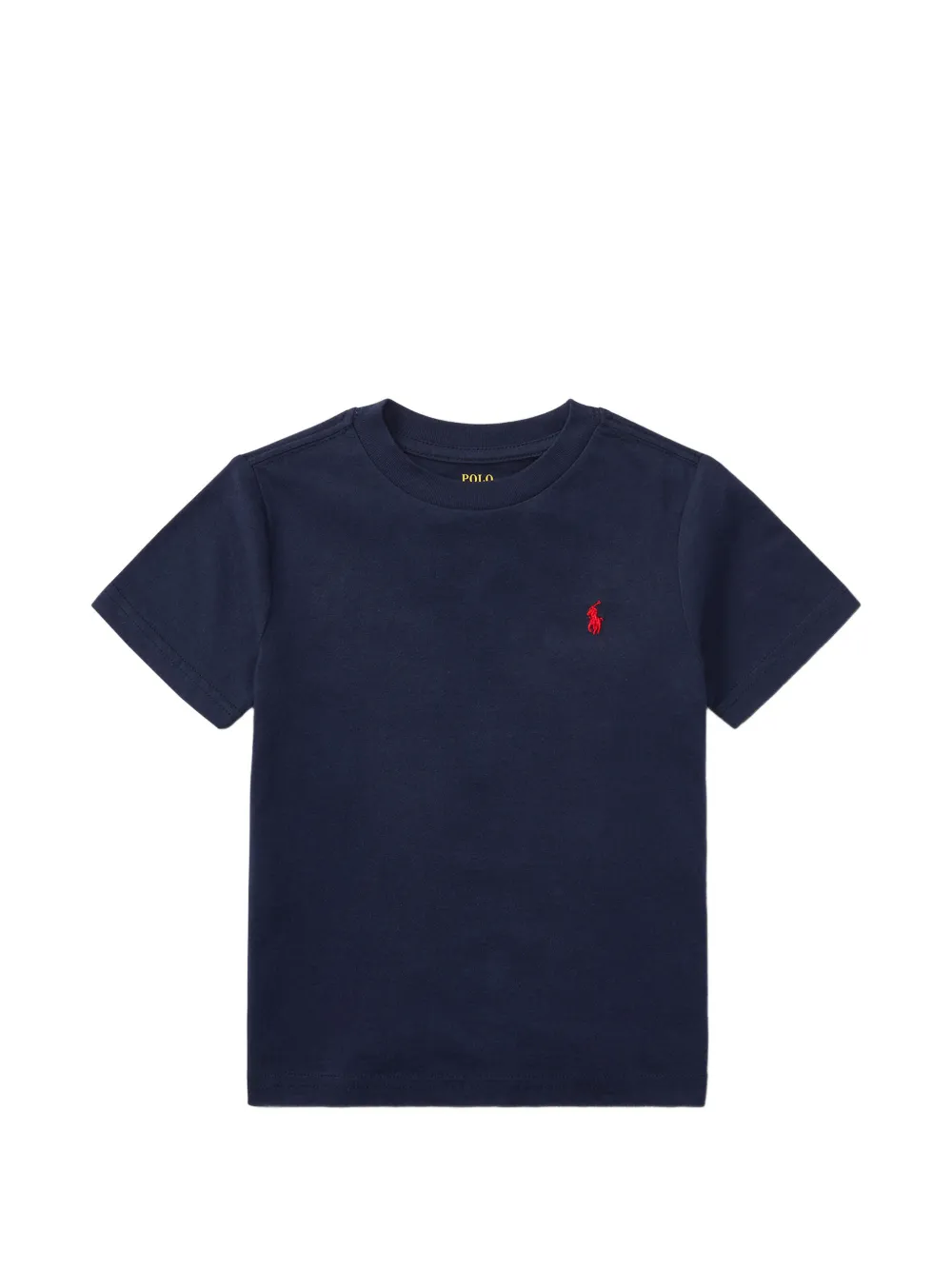 POLO RALPH LAUREN KIDS logo-embroidered T-shirt - Blu