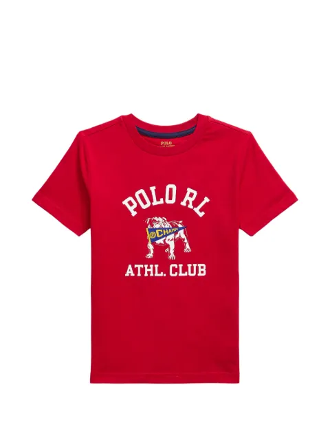 POLO RALPH LAUREN KIDS playera con estampado gráfico