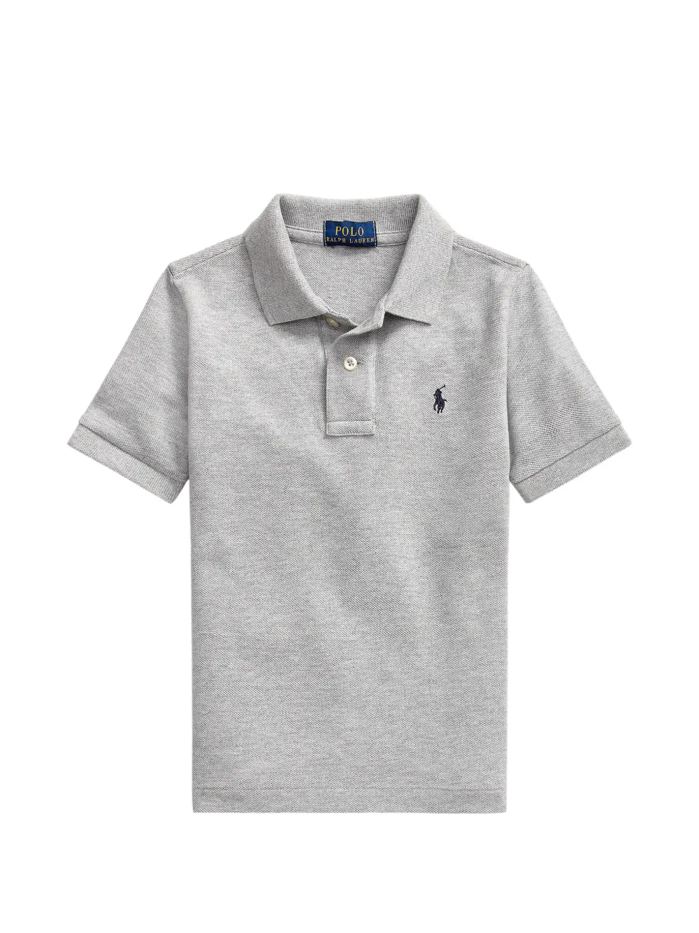 POLO RALPH LAUREN KIDS logo polo shirt - Grigio