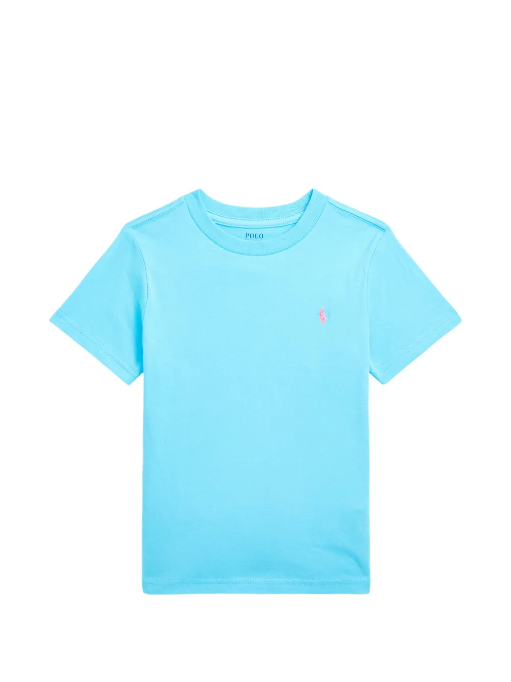 POLO RALPH LAUREN KIDS embroidered-logo T-shirt - Blu