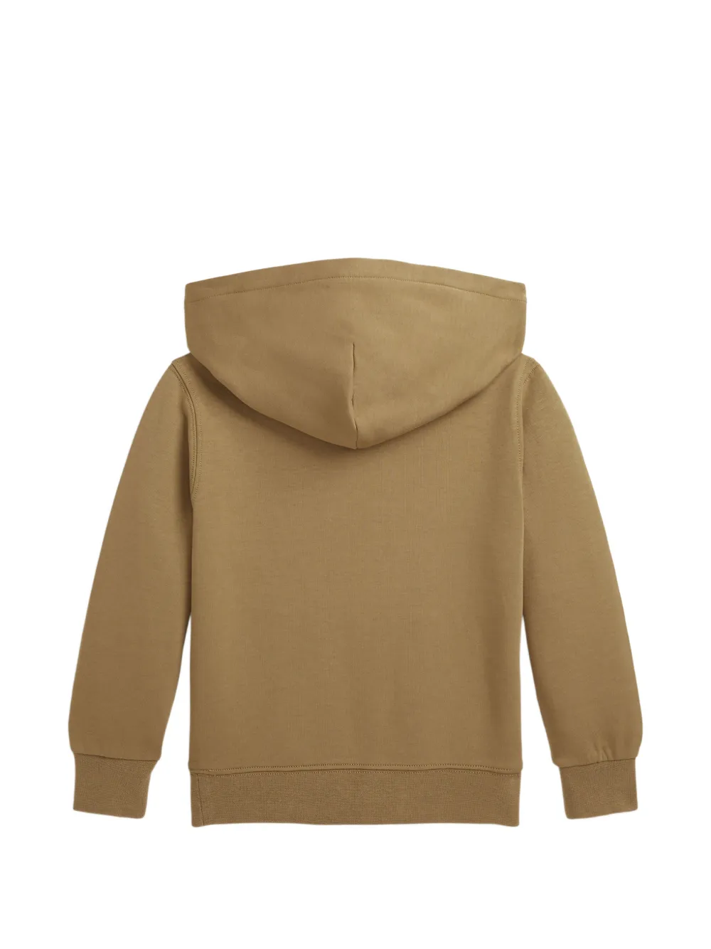 POLO RALPH LAUREN KIDS Hoodie met geborduurd logo Beige