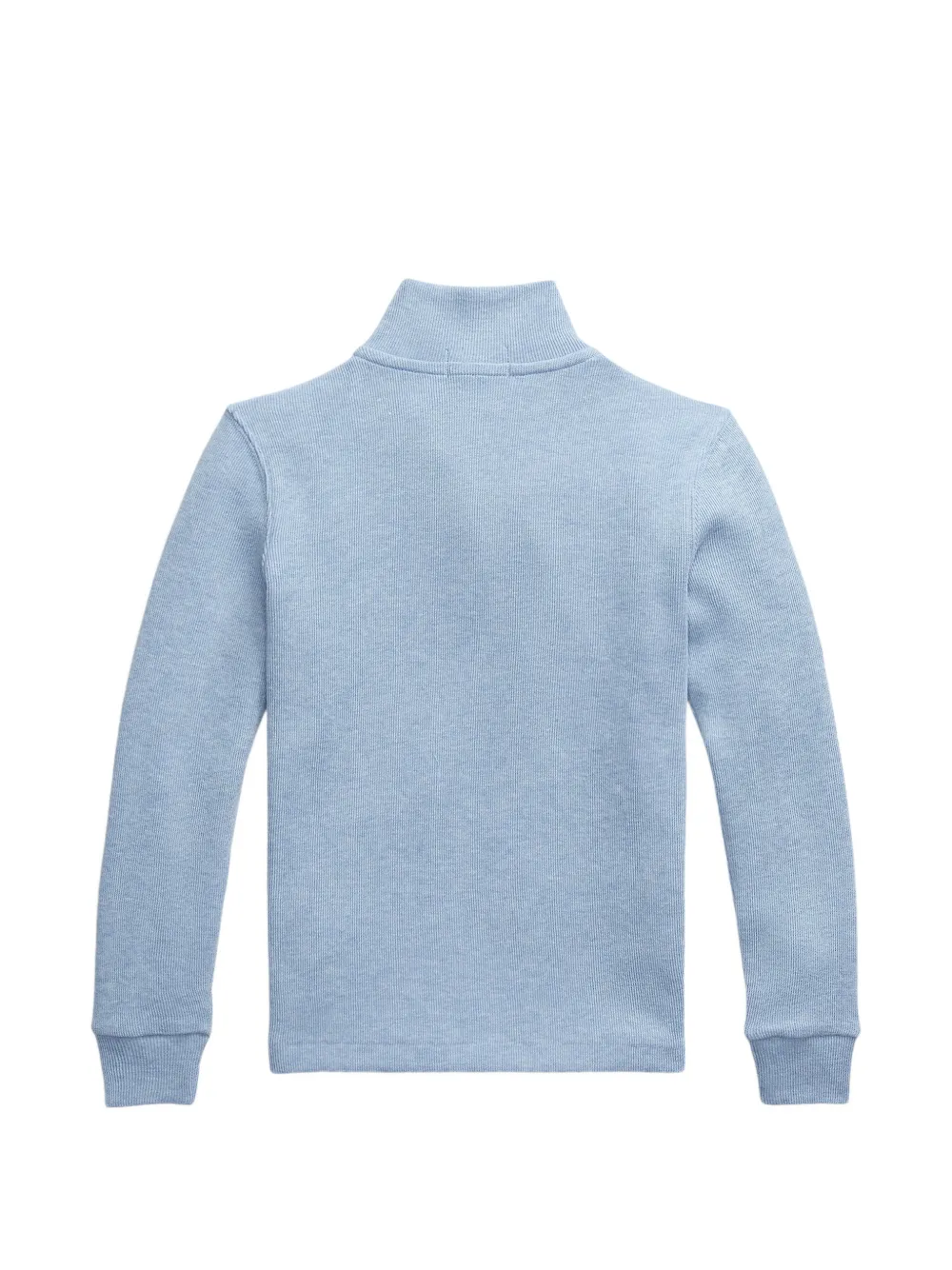 POLO RALPH LAUREN KIDS Trui met geborduurd logo en rits Blauw