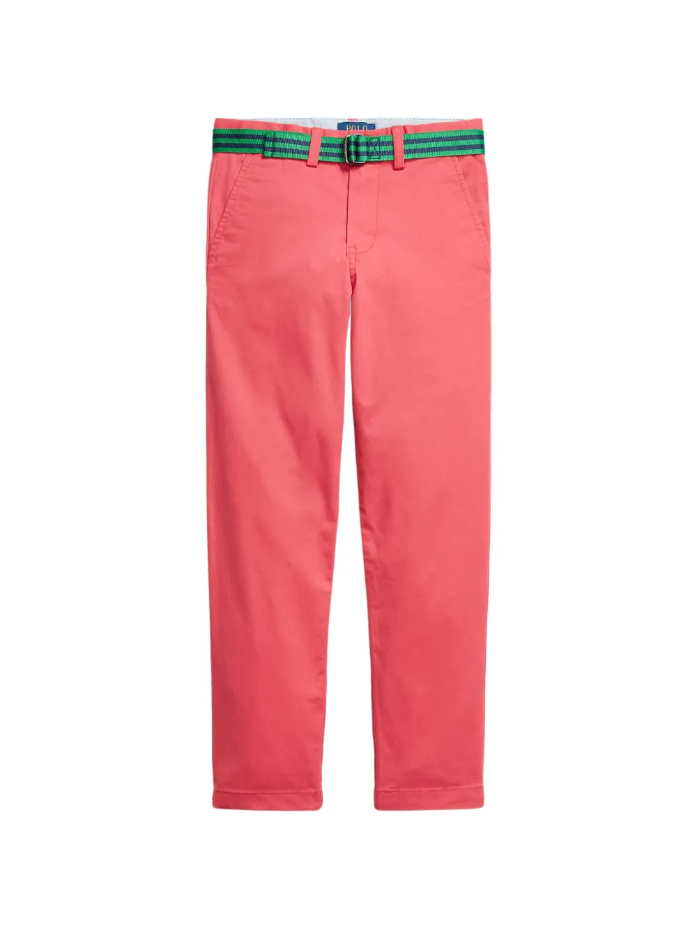 POLO RALPH LAUREN KIDS belted chino trousers - Red
