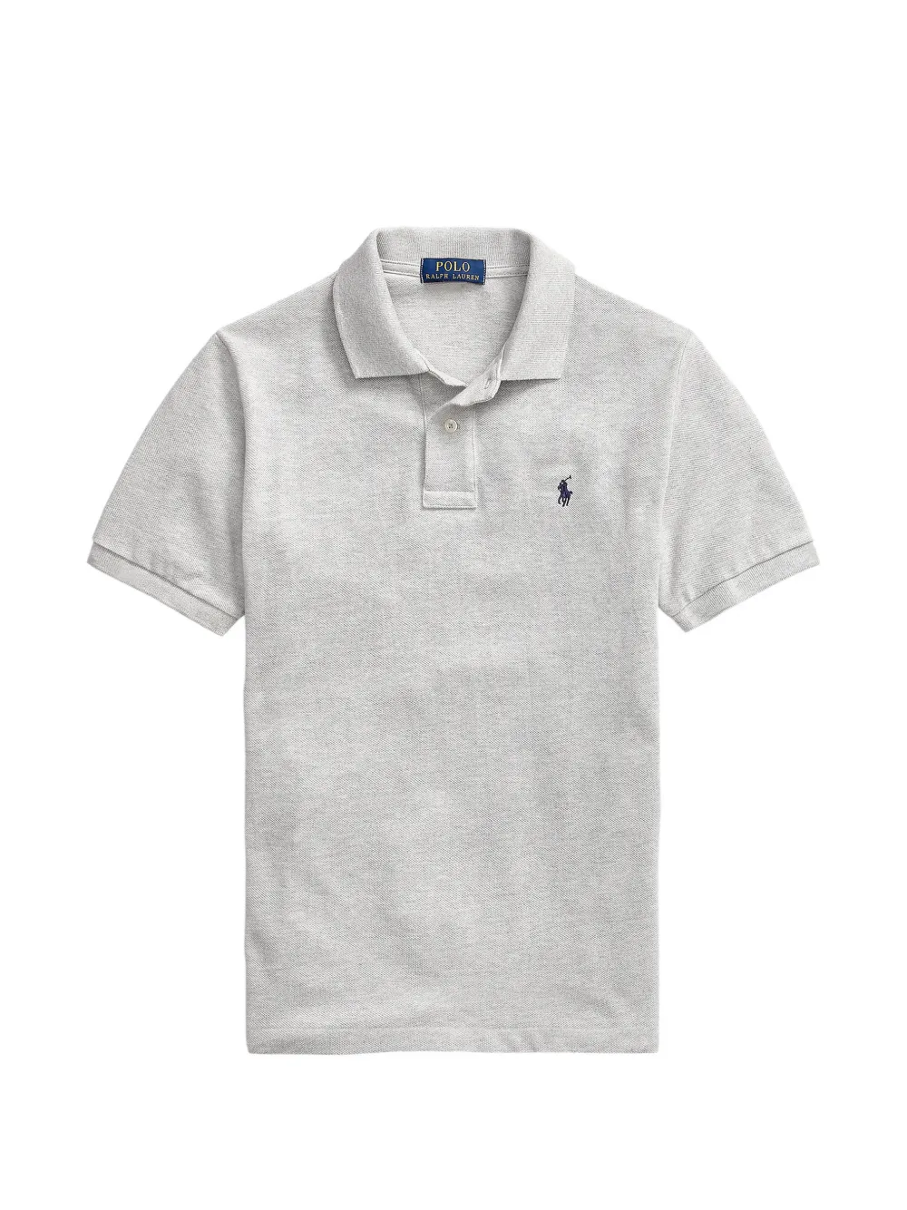 POLO RALPH LAUREN KIDS short-sleeved polo shirt - Grigio