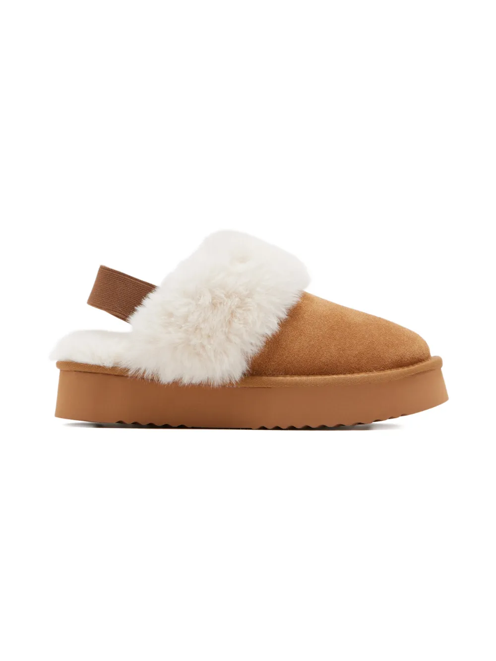 Colors Of California Kids Yurok elastic-strap slippers - Marrone