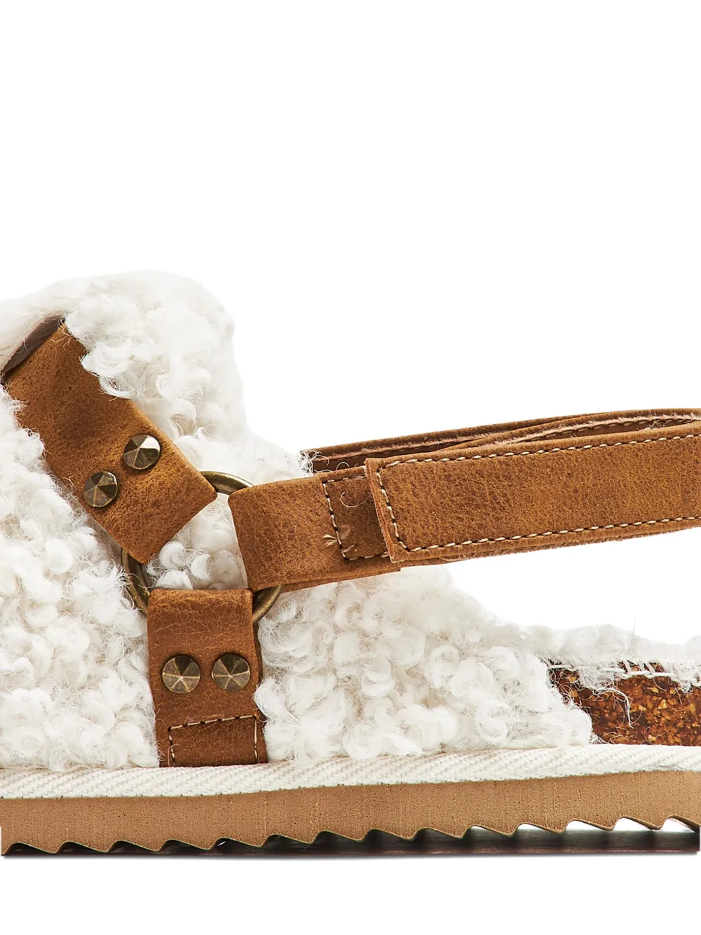 Colors Of California Kids strap-detail slippers Wit