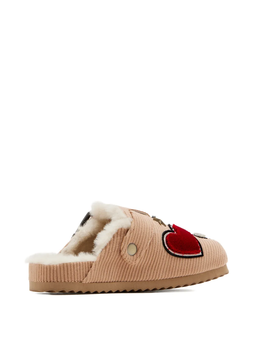 Colors Of California Slippers verfraaid met gesp Beige