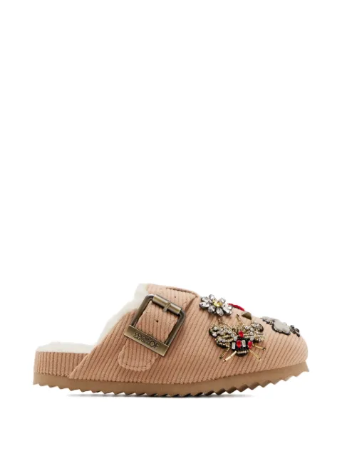 Colors Of California buckle embellished slippers