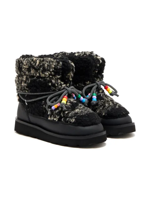 Arizona Love Kids beaded lace-up snow boots