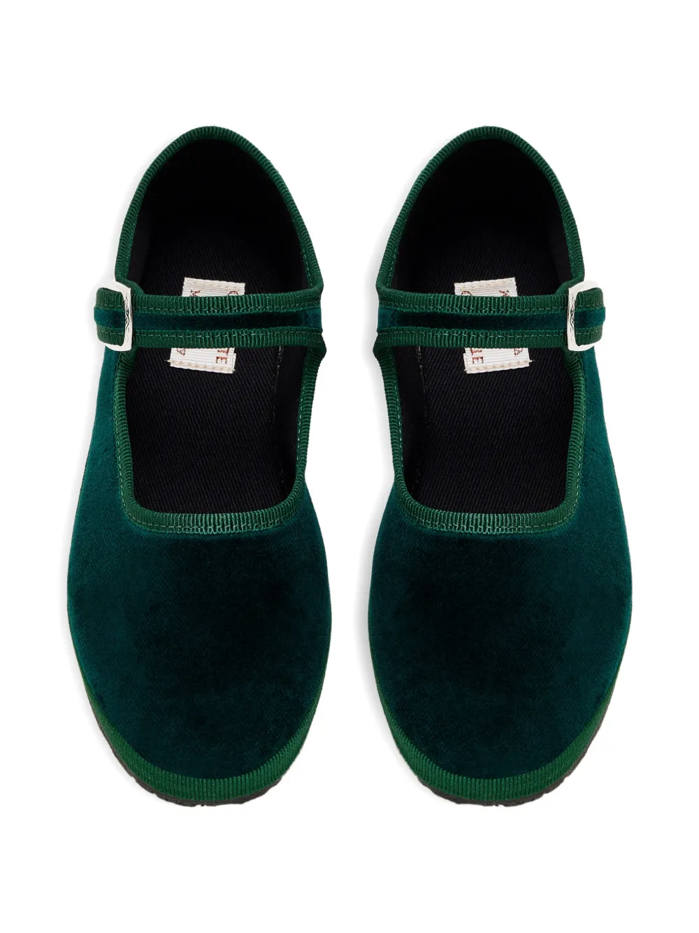 CAPULETTE Ballerina's met gesp - Groen