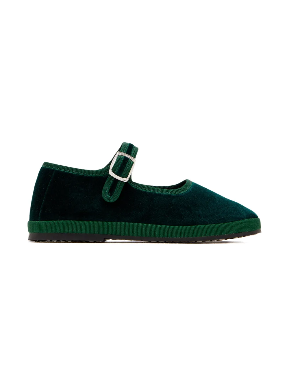 CAPULETTE buckle strap ballerinas - Verde