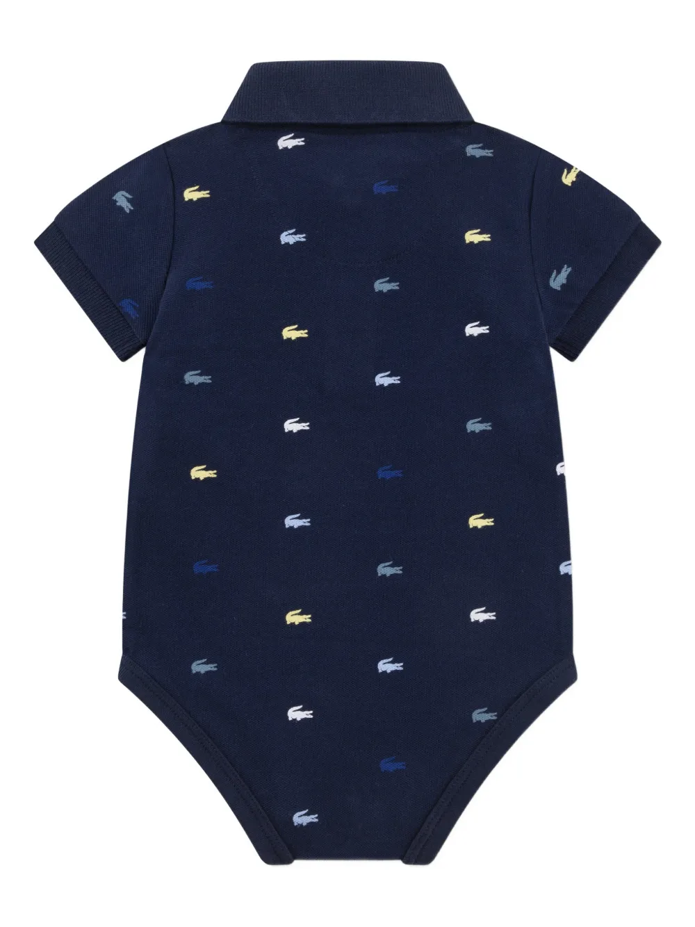 Lacoste Kids buttoned logo babywear - Blauw