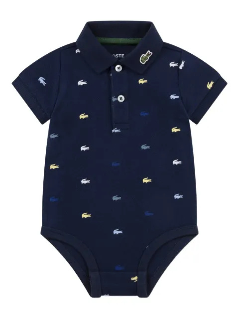 Lacoste Kids buttoned logo babywear