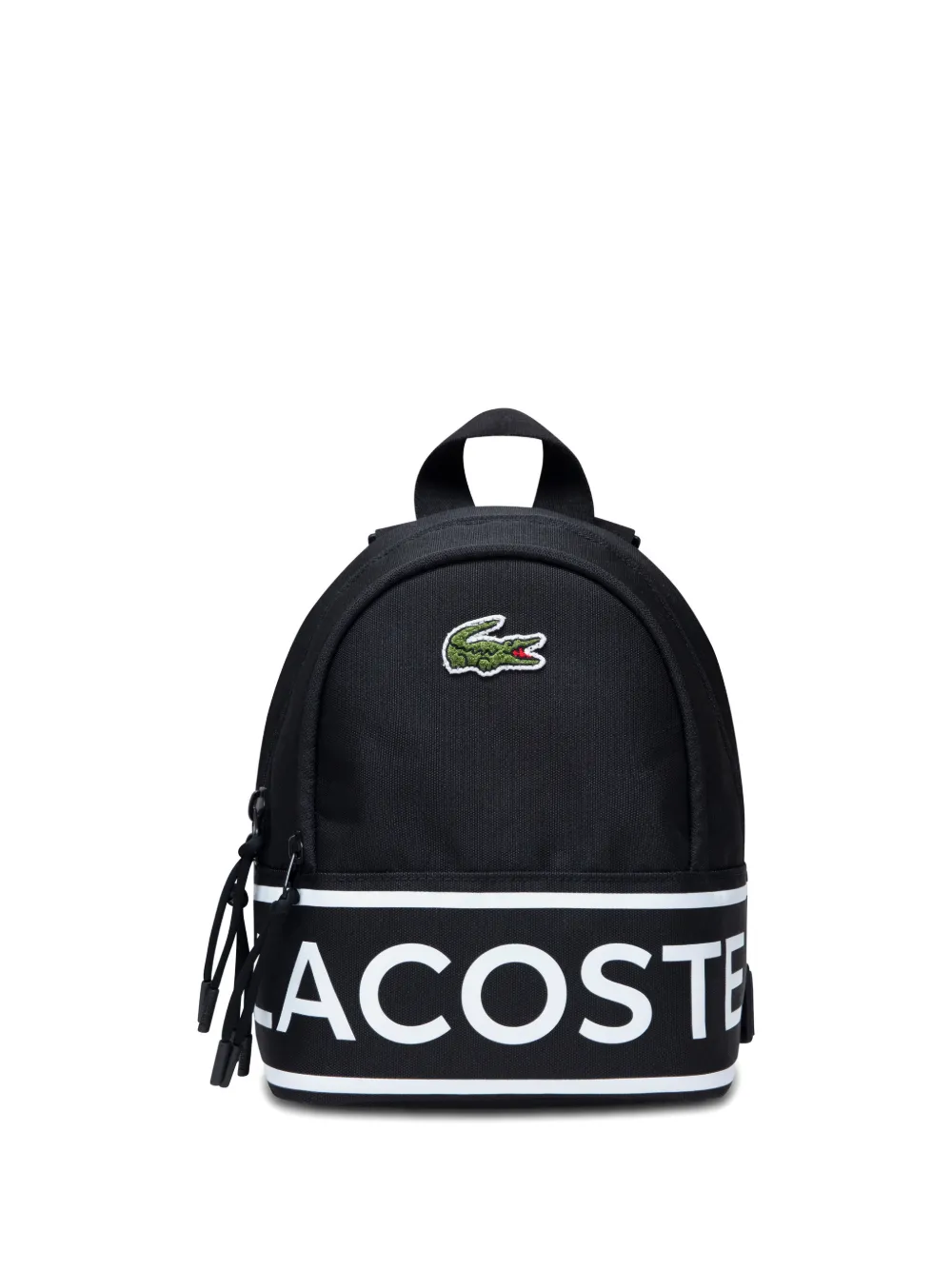 Lacoste Kids Zaino con stampa logo - Nero