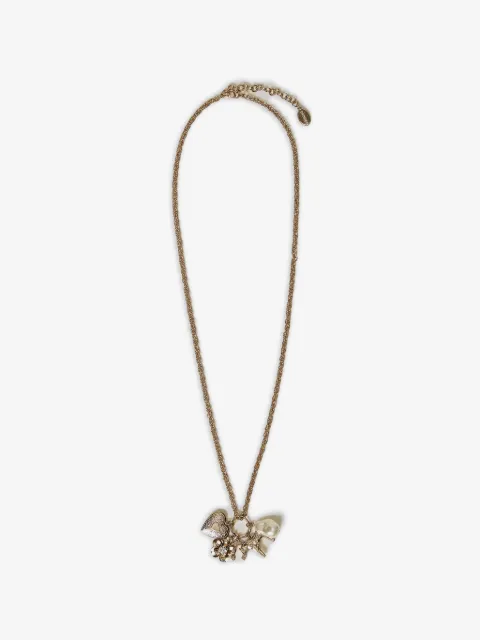 TWINSET necklace with charms and pearl