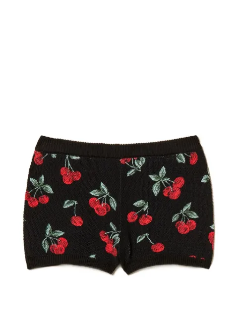 TWINSET cherry-pattern shorts