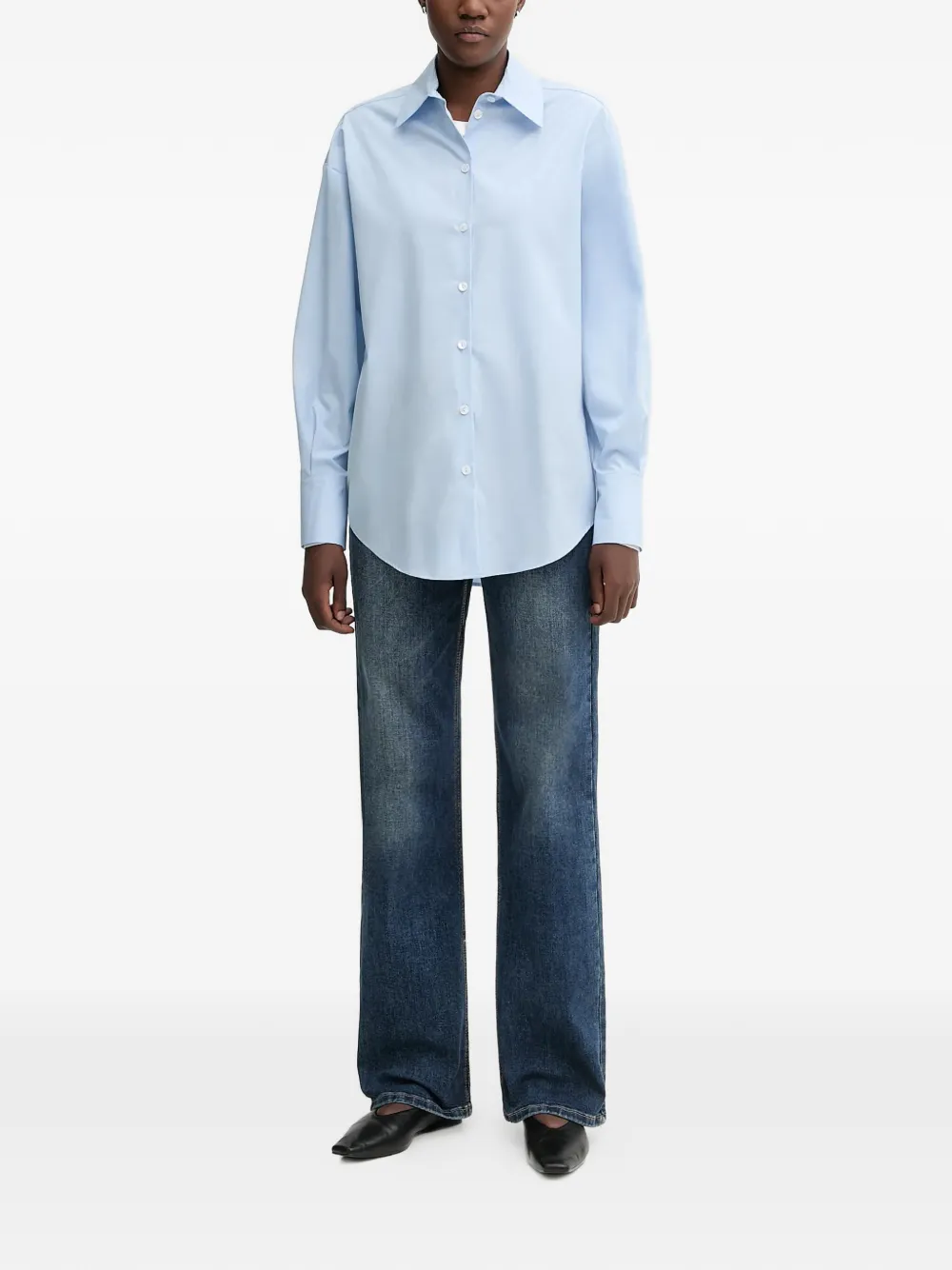 La Mania buttoned shirt - Blauw